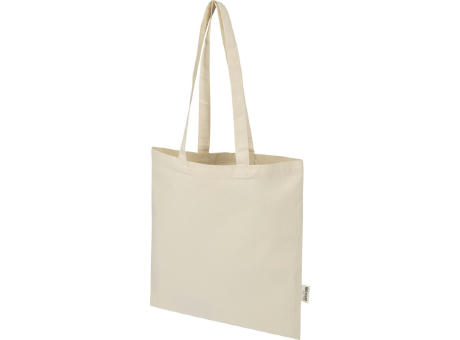 Madras Blend 140 g/m² Tragetasche aus GRS-recycelter Baumwolle 7L