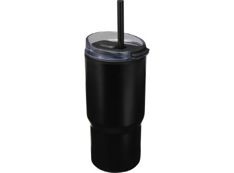 Westin 540 ml RCS Becher aus recyceltem Material, doppelwandig isoliert, mit Trinkhalm
