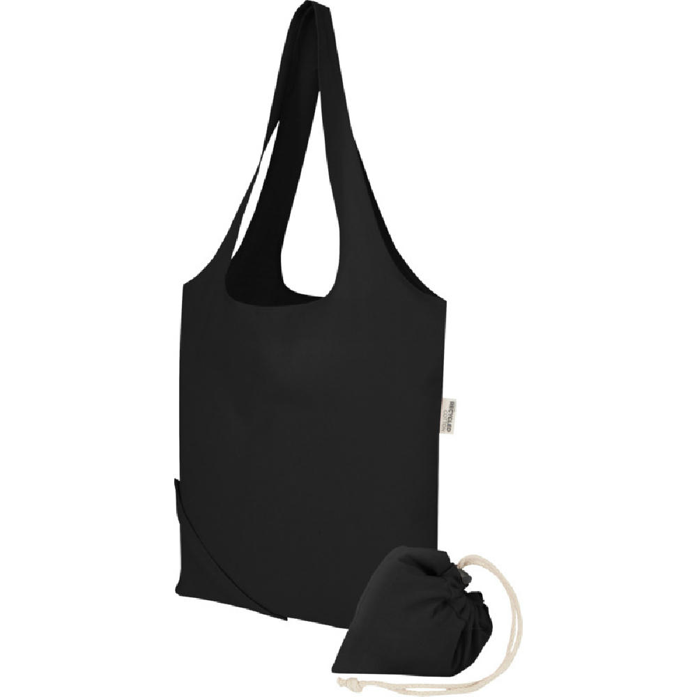 Madras Blend 140 g/m², GRS-zertifizierte, faltbare Baumwoll Tragetasche, 7 l