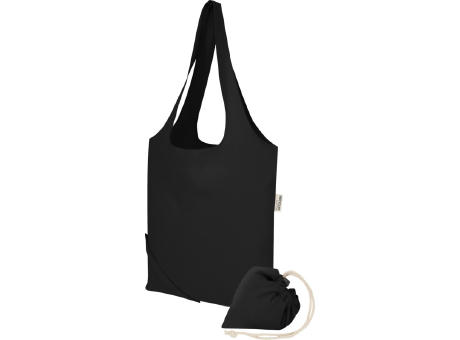 Madras Blend 140 g/m², GRS-zertifizierte, faltbare Baumwoll Tragetasche, 7 l