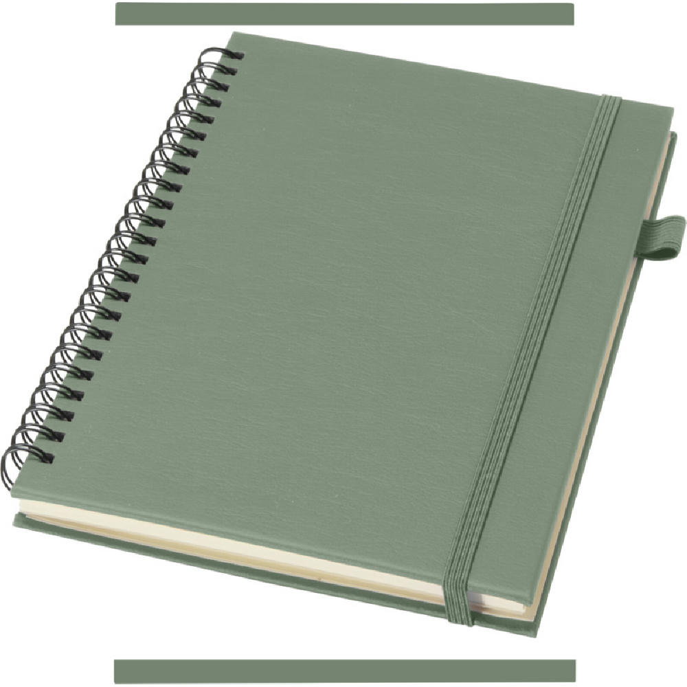 Liss A5 Hardcover Spiralnotizbuch aus recyceltem Kunststoff