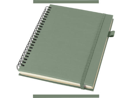 Liss A5 Hardcover Spiralnotizbuch aus recyceltem Kunststoff