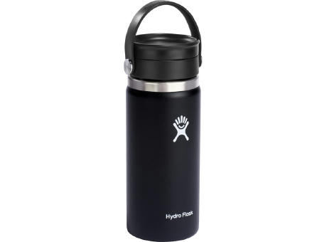 Hydro Flask Isolierbecher aus Edelstahl mit breiter Öffnung 473 ml und Flex Sip™ Deckel