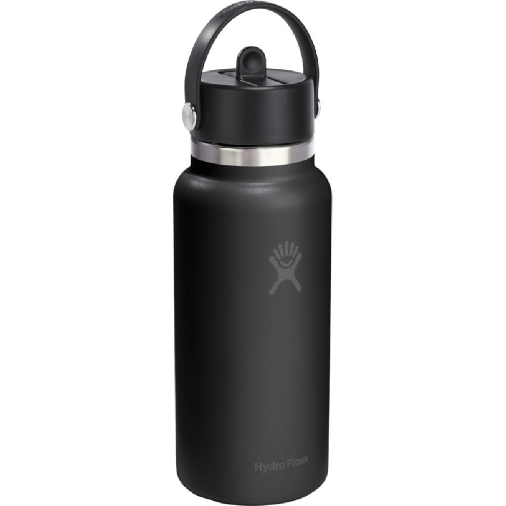 Hydro Flask Wide Mouth 946 ml isolierte Edelstahl Trinkflasche mit Strohhalmverschluss