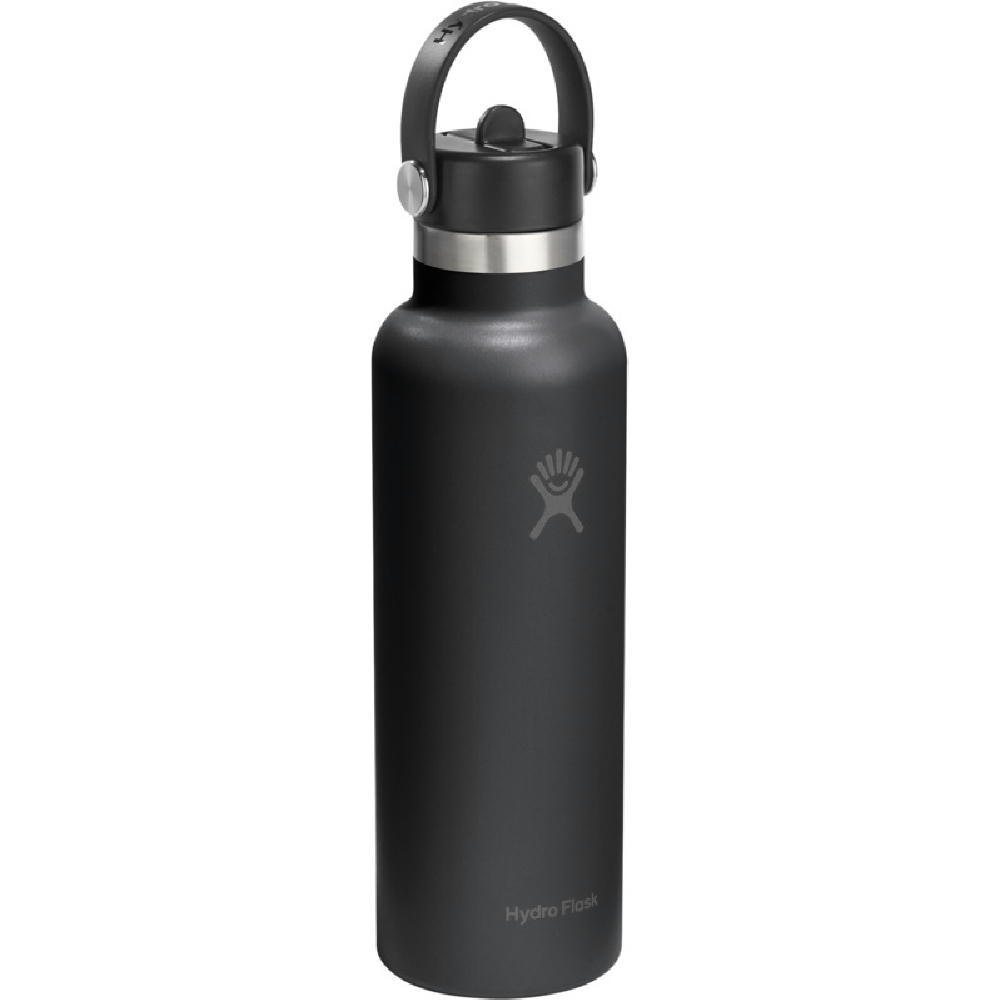 Hydro Flask Standard Mouth 621 ml isolierte Edelstahl Trinkflasche mit Strohhalmverschluss
