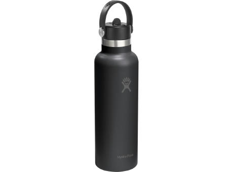 Hydro Flask Standard Mouth 621 ml isolierte Edelstahl Trinkflasche mit Strohhalmverschluss