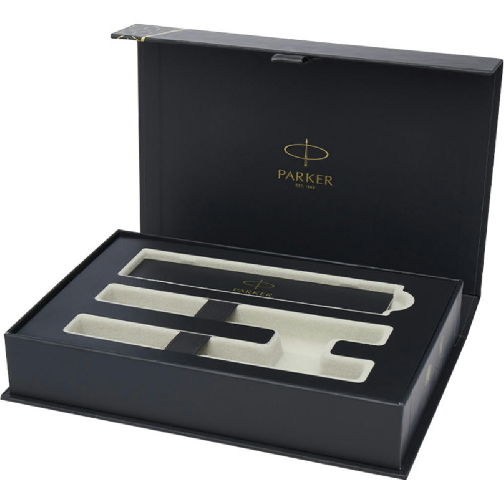 Parker IM Essentials Rollerball und Kugelschreiber Set – silber