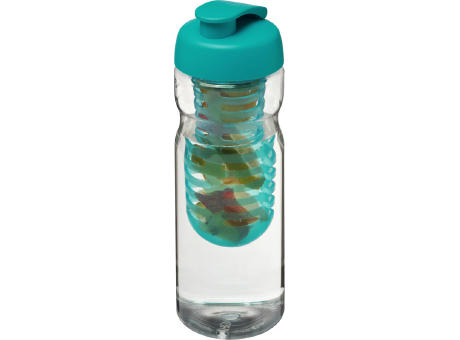 H2O Active® Base 650 ml Sportflasche mit Klappdeckel und Infusor