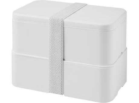 MIYO Pure Doppel-Lunchbox, antimikrobiell