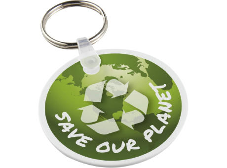 Tait kreisförmiger Schlüsselanhänger aus recyceltem Material