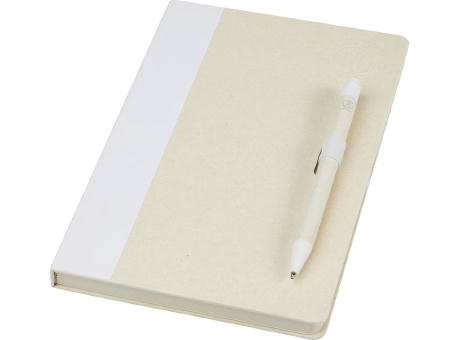 Dairy Dream A5 Notizbuch und Kugelschreiber-Set aus recyceltem Milchkarton
