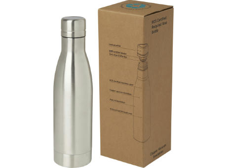 Vasa RCS-zertifizierte Kupfer-Vakuum Isolierflasche aus recyceltem Edelstahl, 500 ml