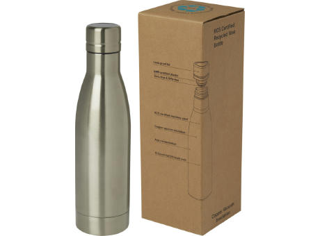 Vasa RCS-zertifizierte Kupfer-Vakuum Isolierflasche aus recyceltem Edelstahl, 500 ml