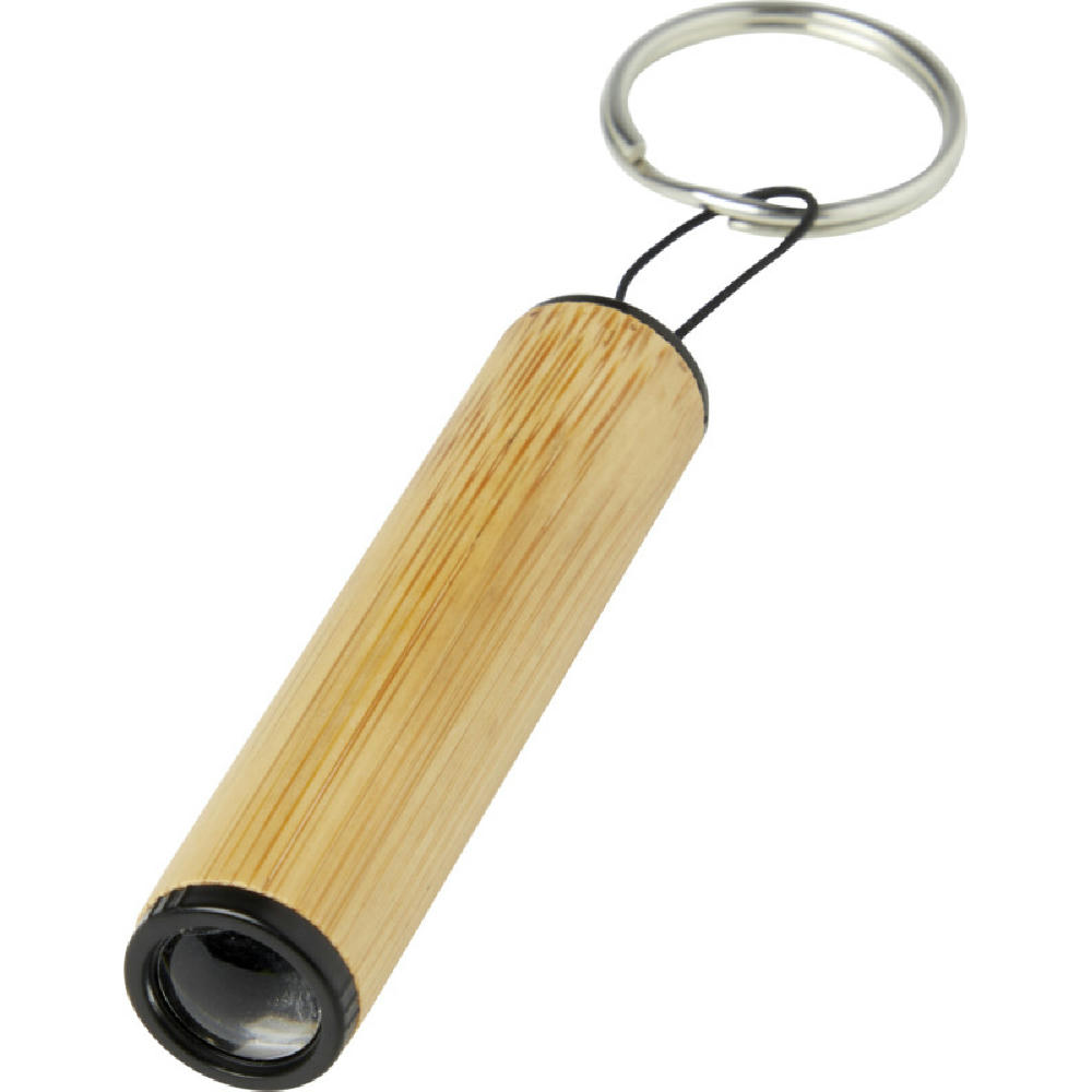 Cane Schlüsselring mit Licht, aus Bambus