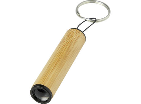 Cane Schlüsselring mit Licht, aus Bambus