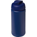 Baseline 500 ml recycelte Sportflasche mit Klappdeckel 