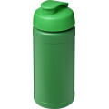 Baseline 500 ml recycelte Sportflasche mit Klappdeckel 