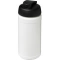 Baseline 500 ml recycelte Sportflasche mit Klappdeckel 