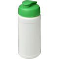 Baseline 500 ml recycelte Sportflasche mit Klappdeckel 