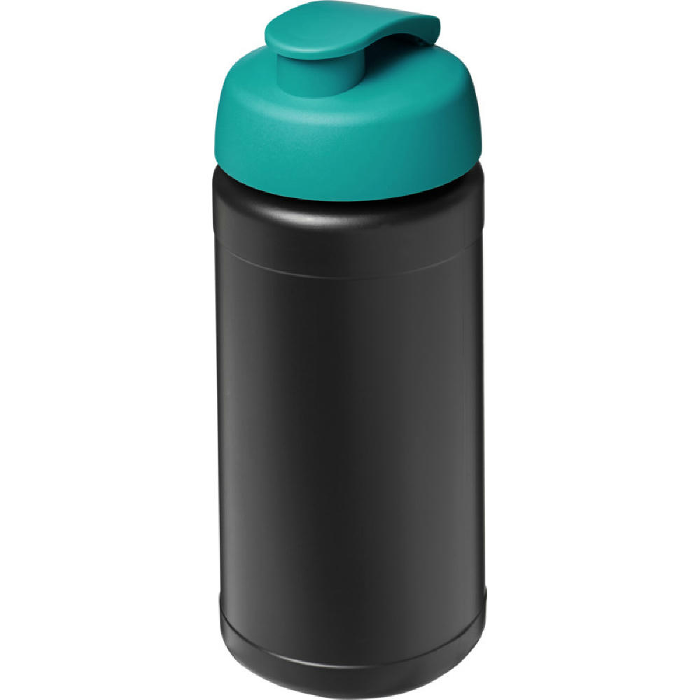 Baseline 500 ml recycelte Sportflasche mit Klappdeckel 