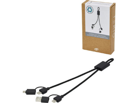 Connect 6-in-1 45W Schnelllade- & Datentransferkabel aus recyceltem RCS Aluminium