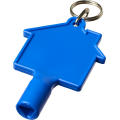 Maximilian Universalschlüssel in Hausform als Schlüsselanhänger aus recyceltem Kunststoff