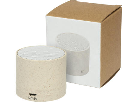 Kikai Bluetooth®-Lautsprecher aus Weizenstroh