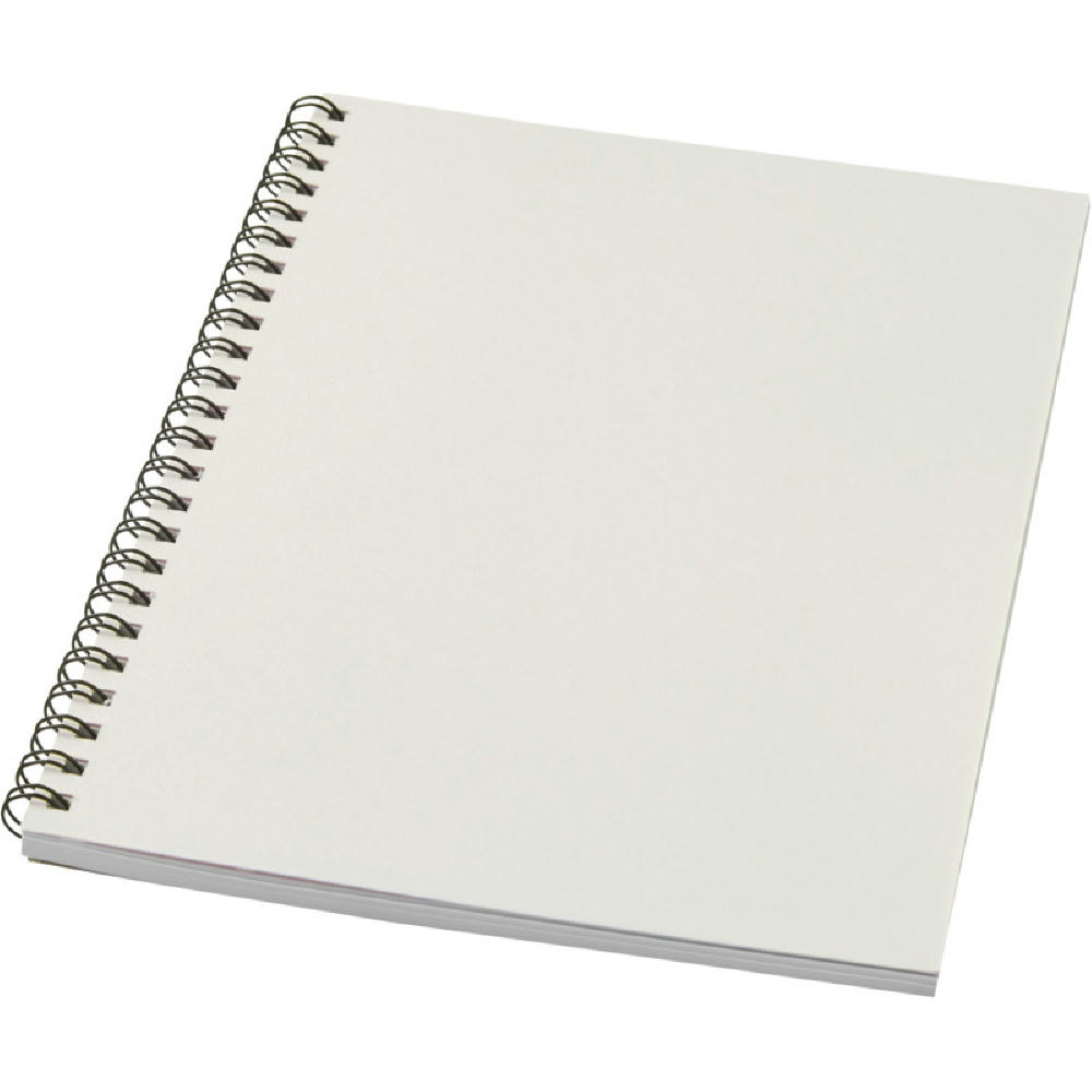Desk-Mate® A5 recyceltes farbiges Notizbuch mit Spiralbindung