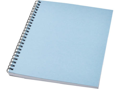 Desk-Mate® A5 recyceltes farbiges Notizbuch mit Spiralbindung