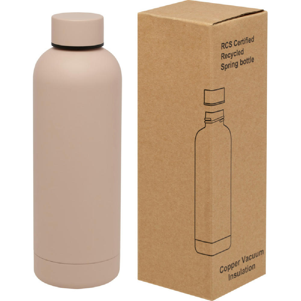 Spring 500 ml RCS-zertifizierte Kupfer-Vakuum Isolierflasche aus recyceltem Edelstahl