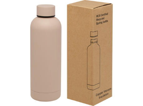 Spring 500 ml RCS-zertifizierte Kupfer-Vakuum Isolierflasche aus recyceltem Edelstahl