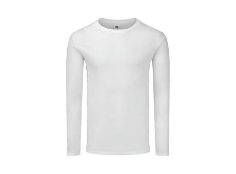 Erwachsene Weiß T-Shirt Iconic Long Sleeve T