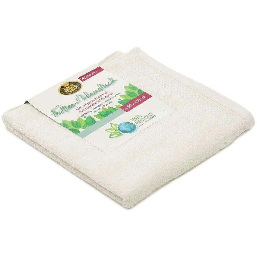 Frottierserie aus recycelten Materialien