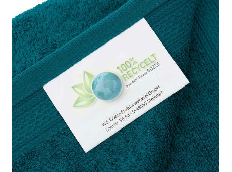 Frottierserie aus recycelten Materialien