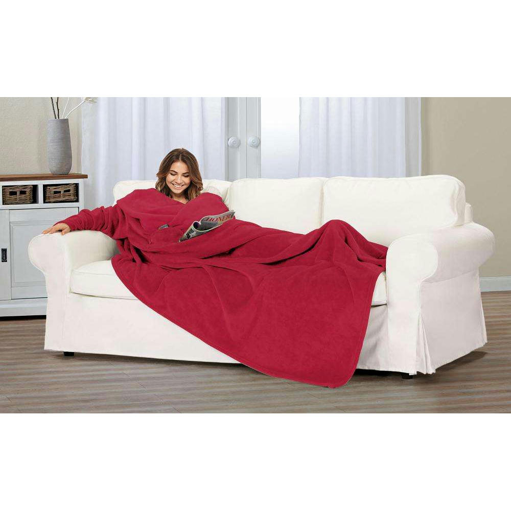 Premium Kuscheldecke mit Ärmel