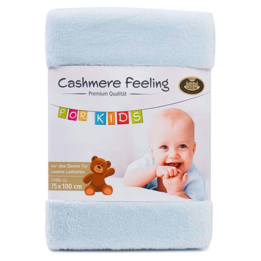 Premium Cashmere Feeling Decke für Kinder