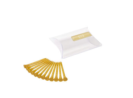 Pillowpack mit 12 Tees 70 mm