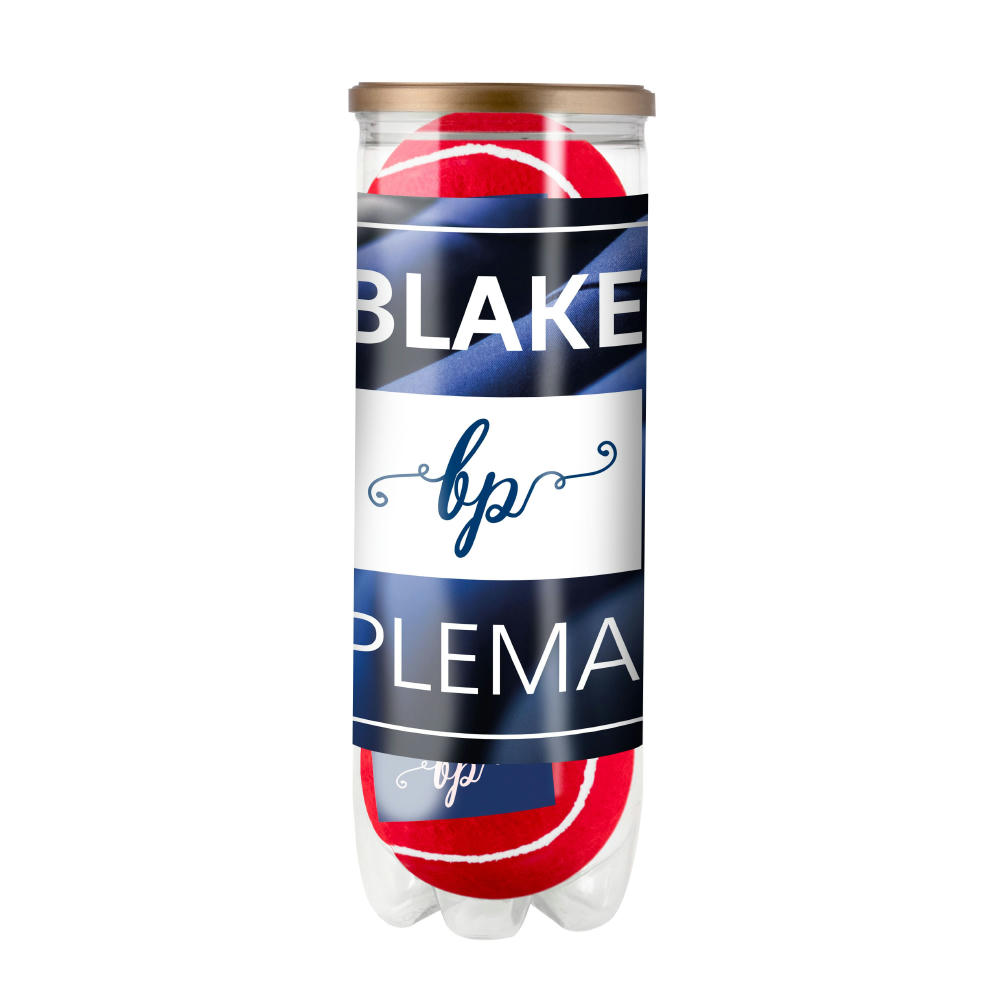 Röhre farbige Tennisbälle