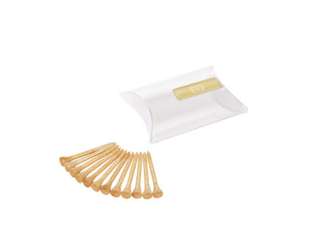 Pillowpack mit 12 Tees 70 mm