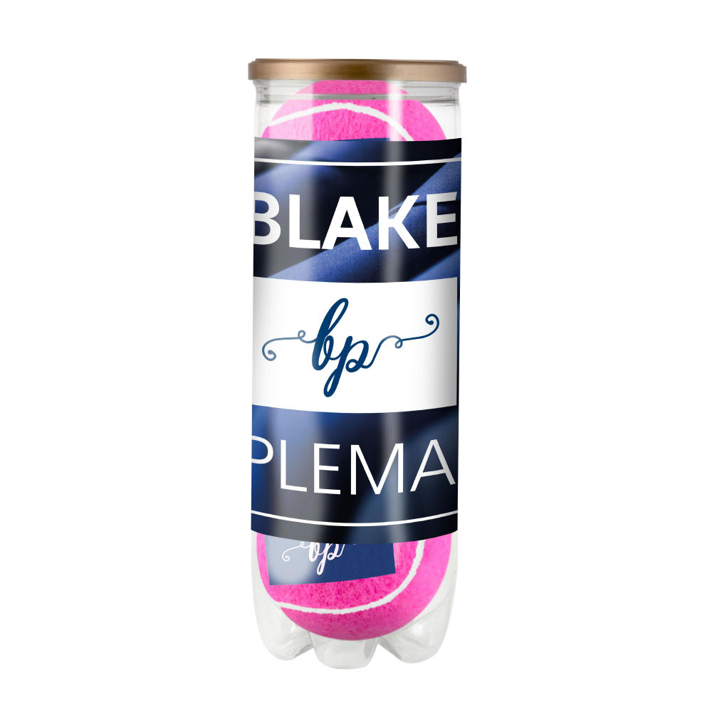 Röhre farbige Tennisbälle