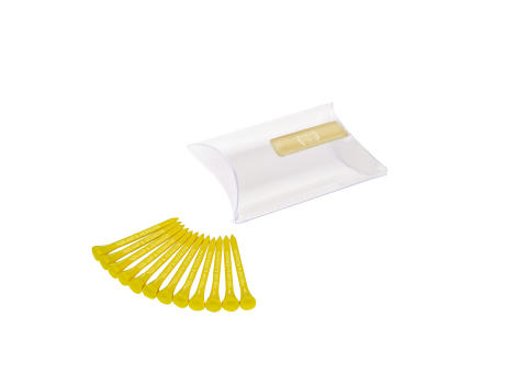 Pillowpack mit 12 Tees 70 mm