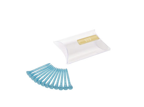 Pillowpack mit 12 Tees 70 mm