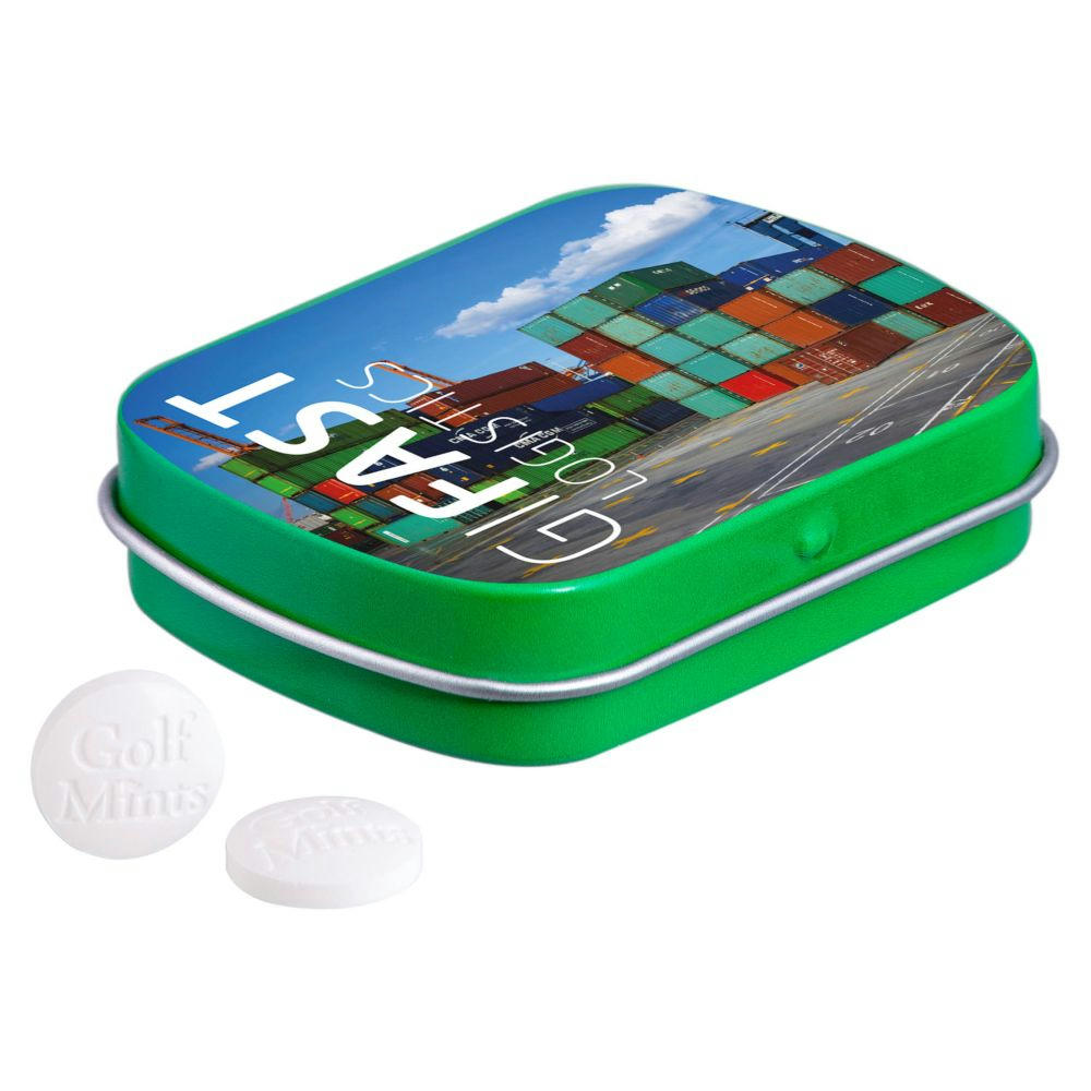 Klappdeckeldose Golf Minze