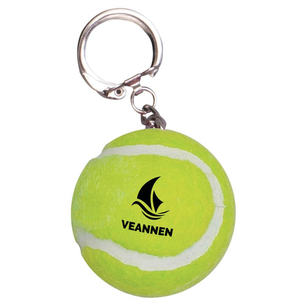 Tennisball-Schlüsselanhänger gelb