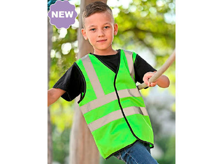 Childrens Safety Vest Esbjerg - 4 Reflective Stripes