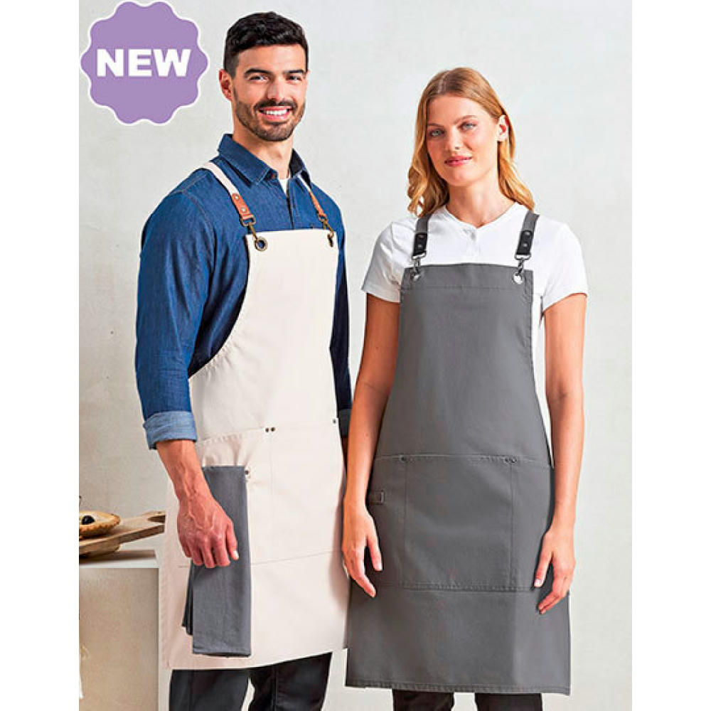 Clip ‘n’ Clasp Cross-Back Bib Apron