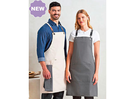 Clip ‘n’ Clasp Cross-Back Bib Apron