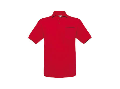 Unisex Polo Safran Pocket