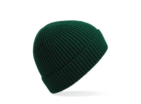 Engineered Knit Ribbed Beanie