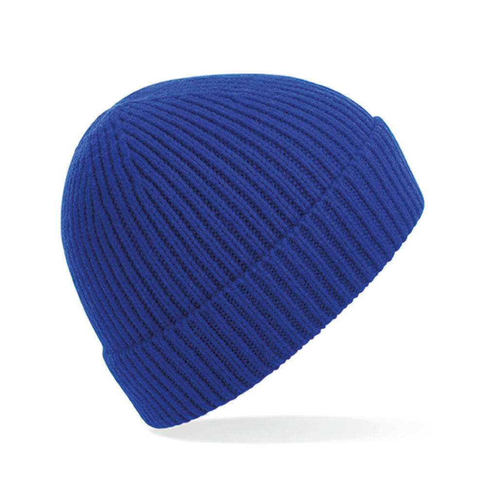 Engineered Knit Ribbed Beanie